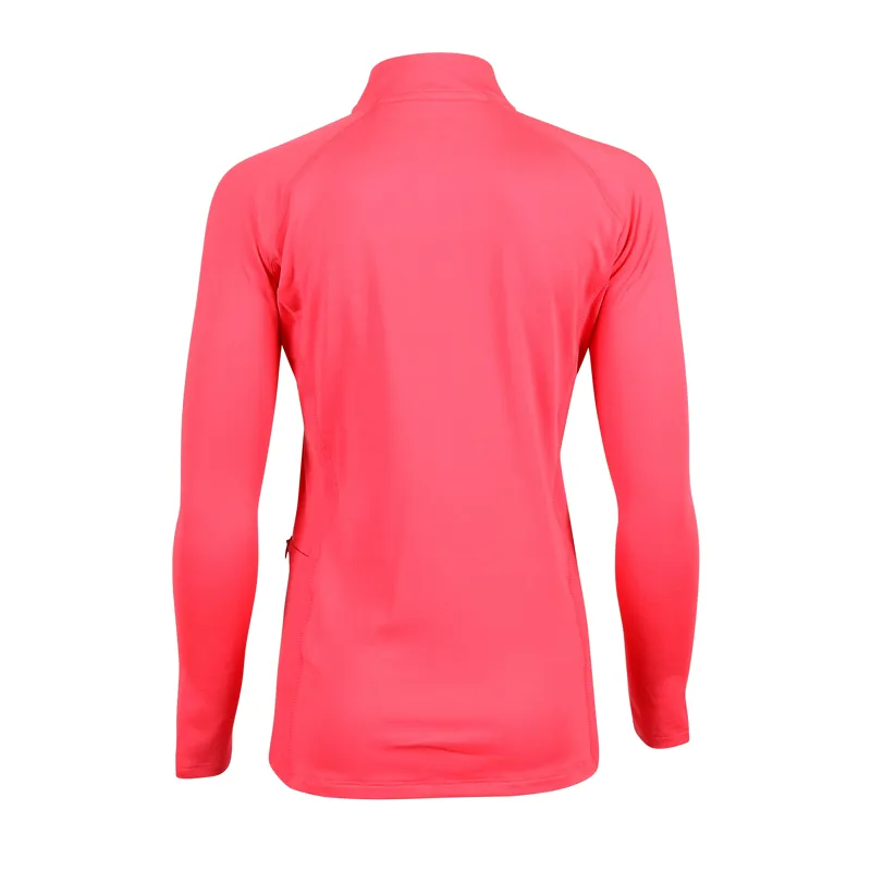 Shires Aubrion Children's Revive Long Sleeve Base Layer - Coral-1
