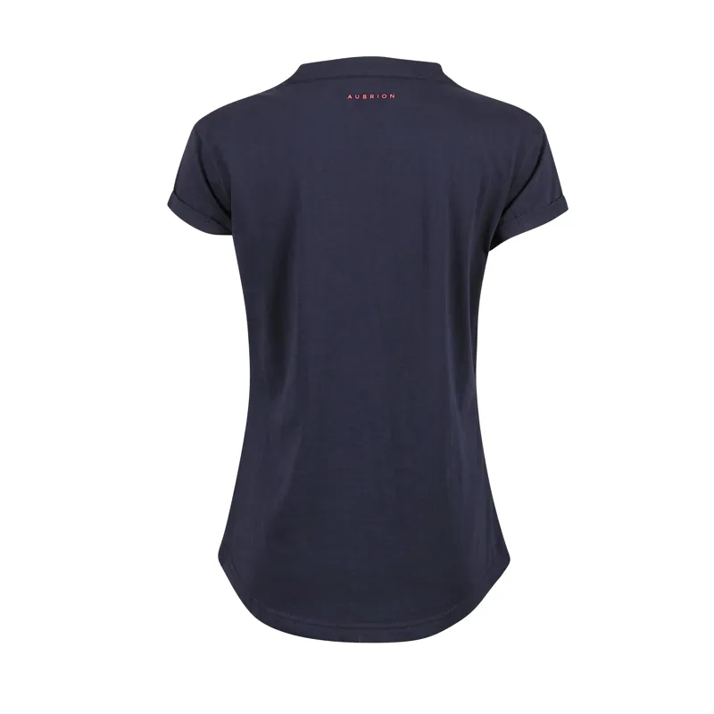 Shires Aubrion Children's Repose T-Shirt - Navy-2