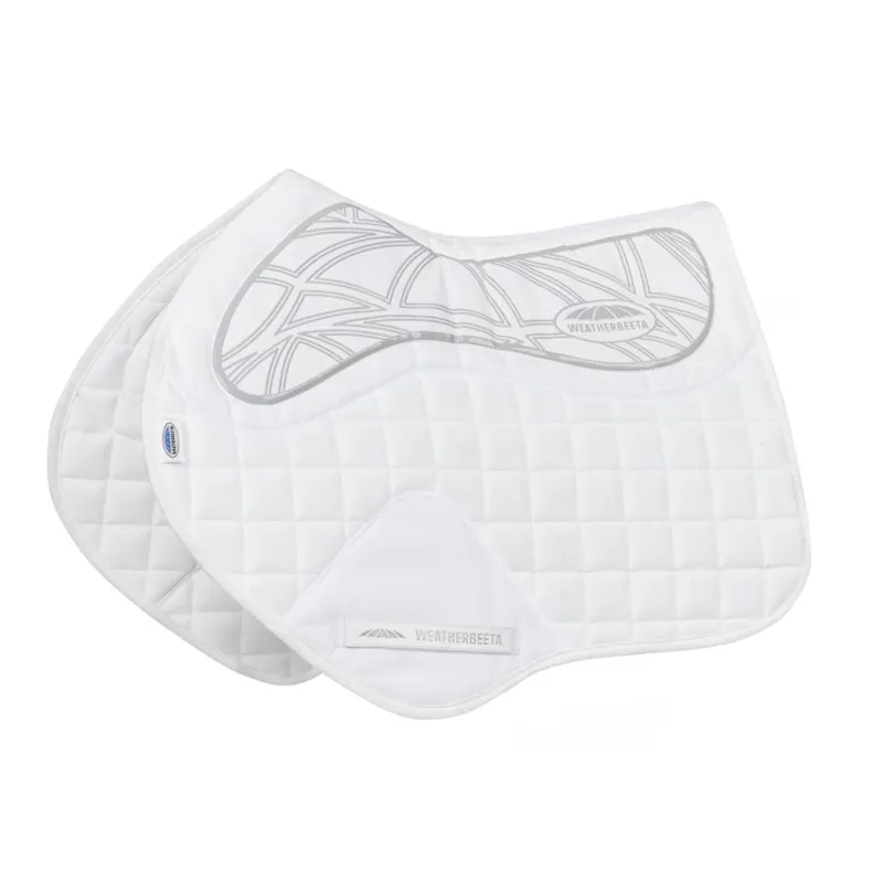 WeatherBeeta Ultra Grip Jump Saddle Pad - White