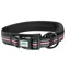 WeatherBeeta Reflective Dog Collar - Black/Pink