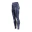 Shires Aubrion Children's Non-Stop Riding Tights - Navy Tie Dye