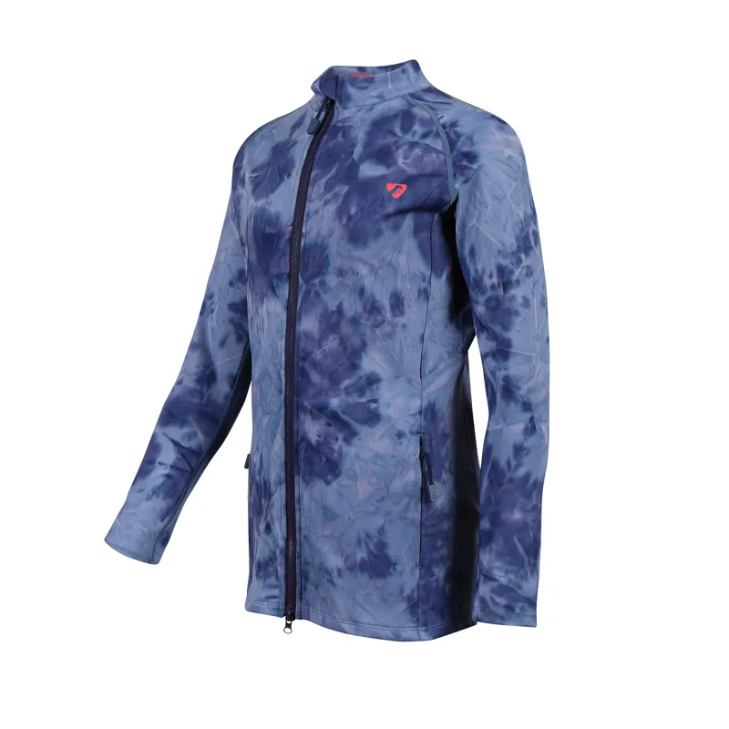 Shires Aubrion Children's Non-Stop Jacket - Navy Tie Dye