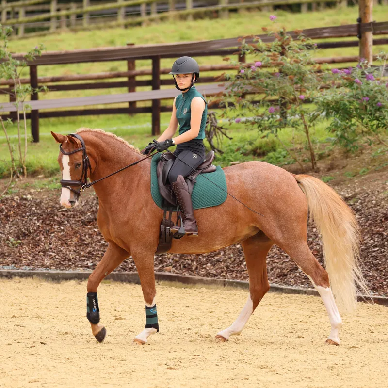 Shires Aubrion Team Sleeveless Base Layer - Green-5