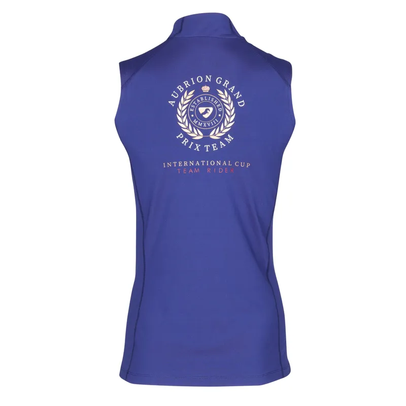 Shires Aubrion Team Sleeveless Base Layer - Navy-2