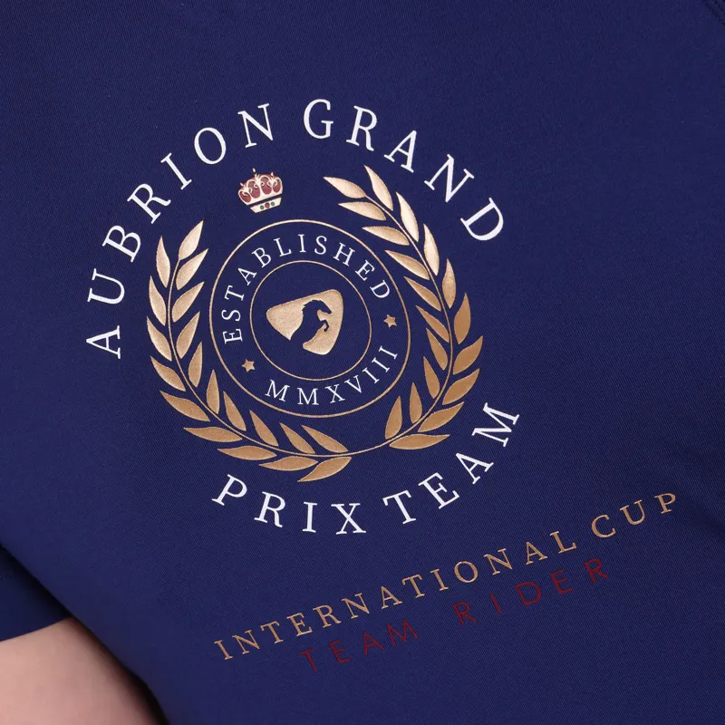 Shires Aubrion Team Short Sleeve Base Layer - Navy-4