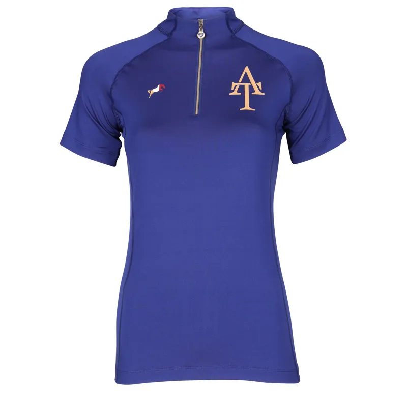 Shires Aubrion Team Short Sleeve Base Layer - Navy