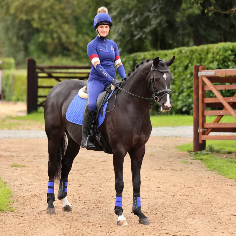 Shires Aubrion Team Long Sleeve Base Layer - Navy-5