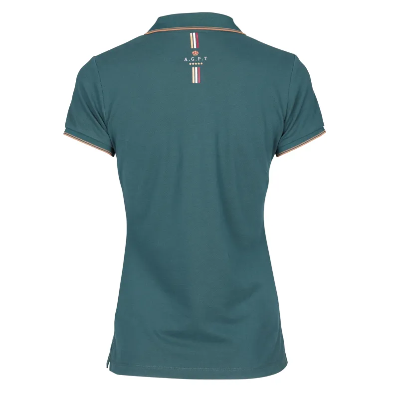 Shires Aubrion Team Polo Shirt - Green-2