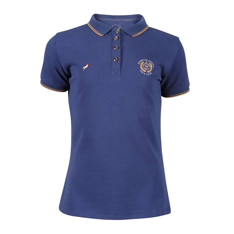 Shires Aubrion Team Polo Shirt - Navy