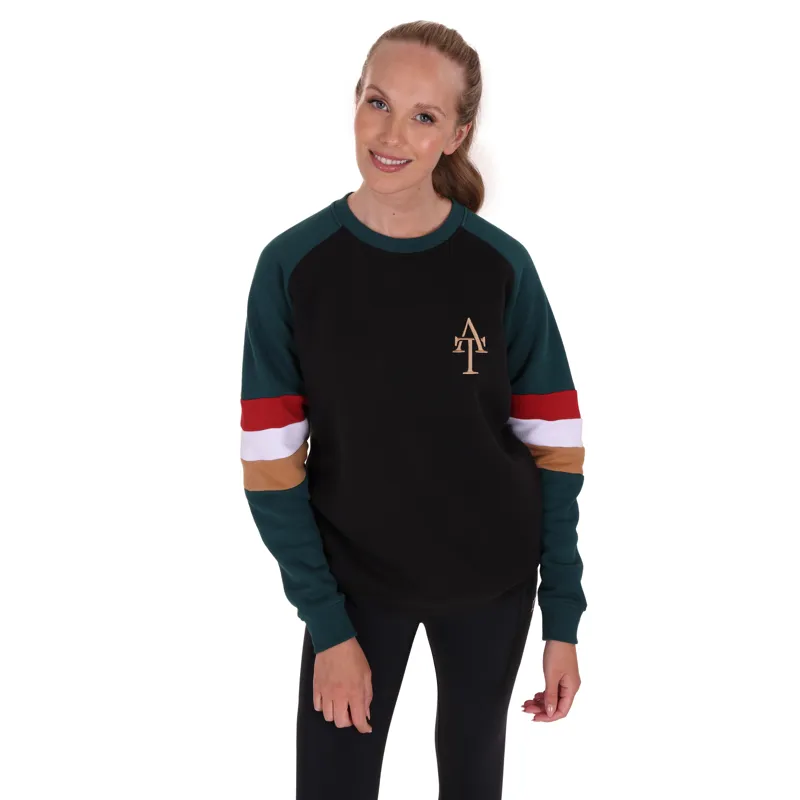 Shires Aubrion Team Ladies Sweatshirt - Black-4