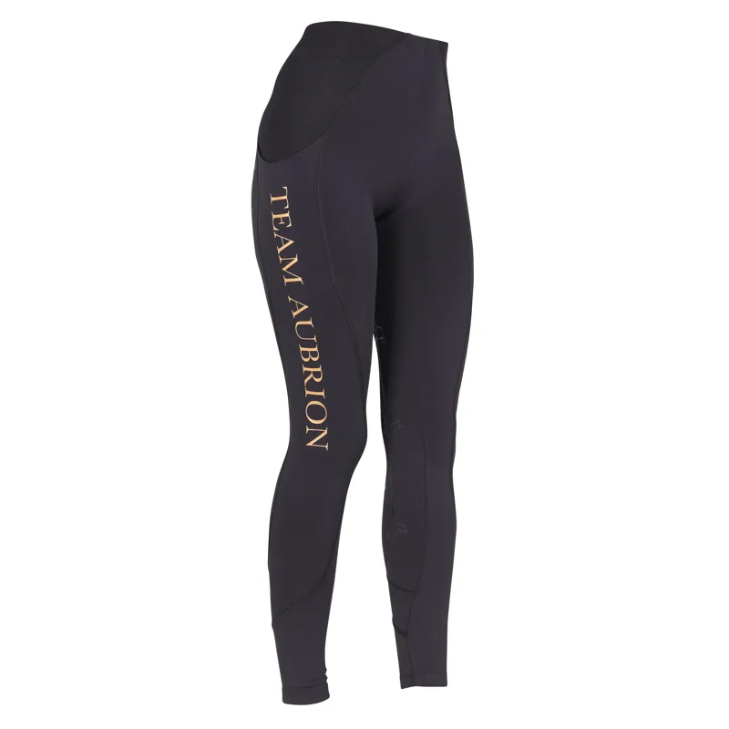 Shires Aubrion Team Riding Tights - Black
