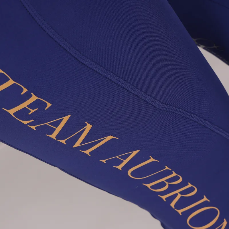 Shires Aubrion Team Riding Tights - Navy-4