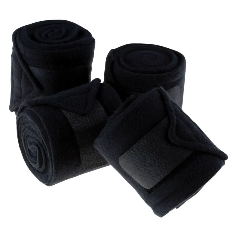 Roma Thick Polo Bandages - 4 Pack - Black