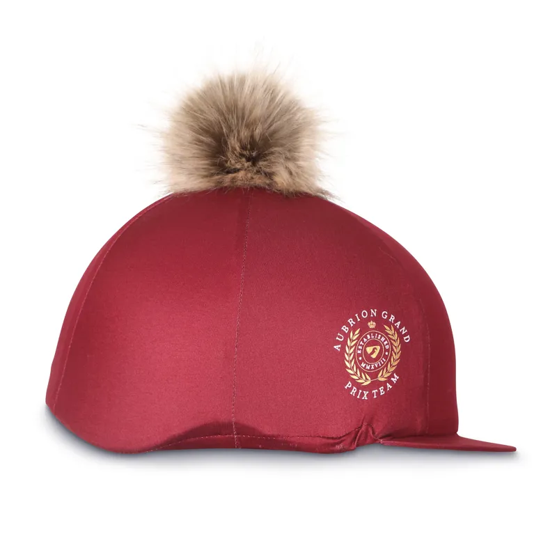 Shires Aubrion Team Hat Silk - Red