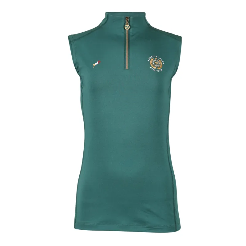 Shires Aubrion Team Children's Sleeveless Base Layer - Green