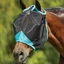 WeatherBeeta ComFiTec Deluxe Fine Mesh Fly Mask - Black/Turquoise