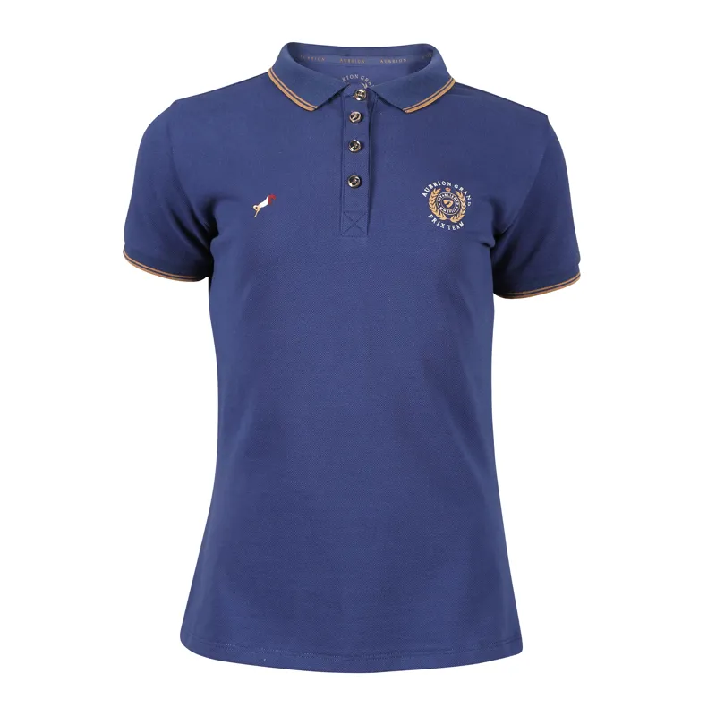Shires Aubrion Team Children's Polo Shirt - Navy