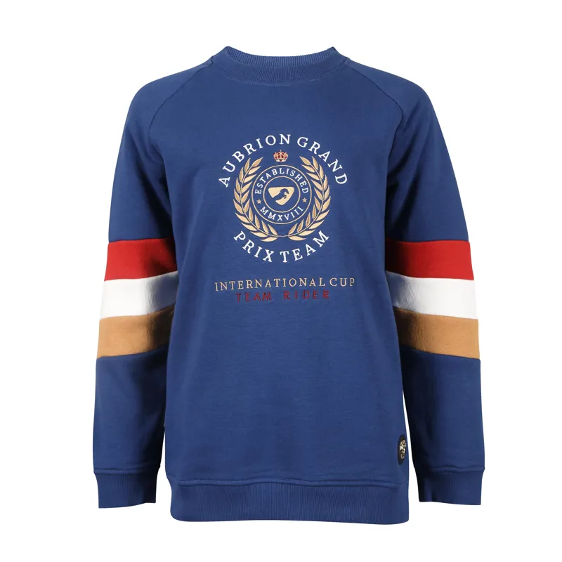 Shires Aubrion Team Children's Sweatshirt - Navy