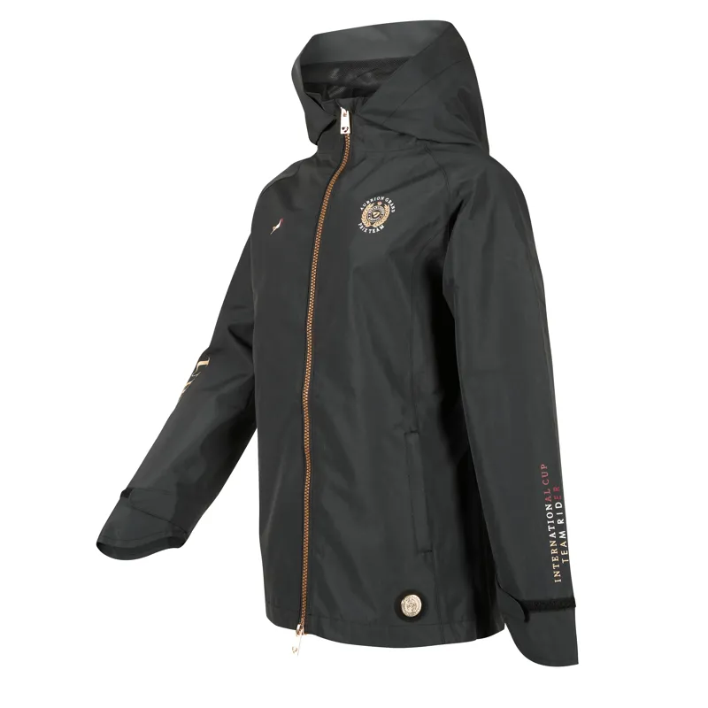 Shires Aubrion Team Children's Waterproof Jacket - Black-1