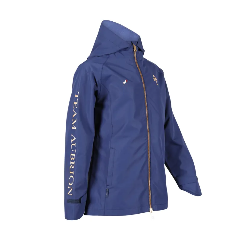 Shires Aubrion Team Children's Waterproof Jacket - Navy-1
