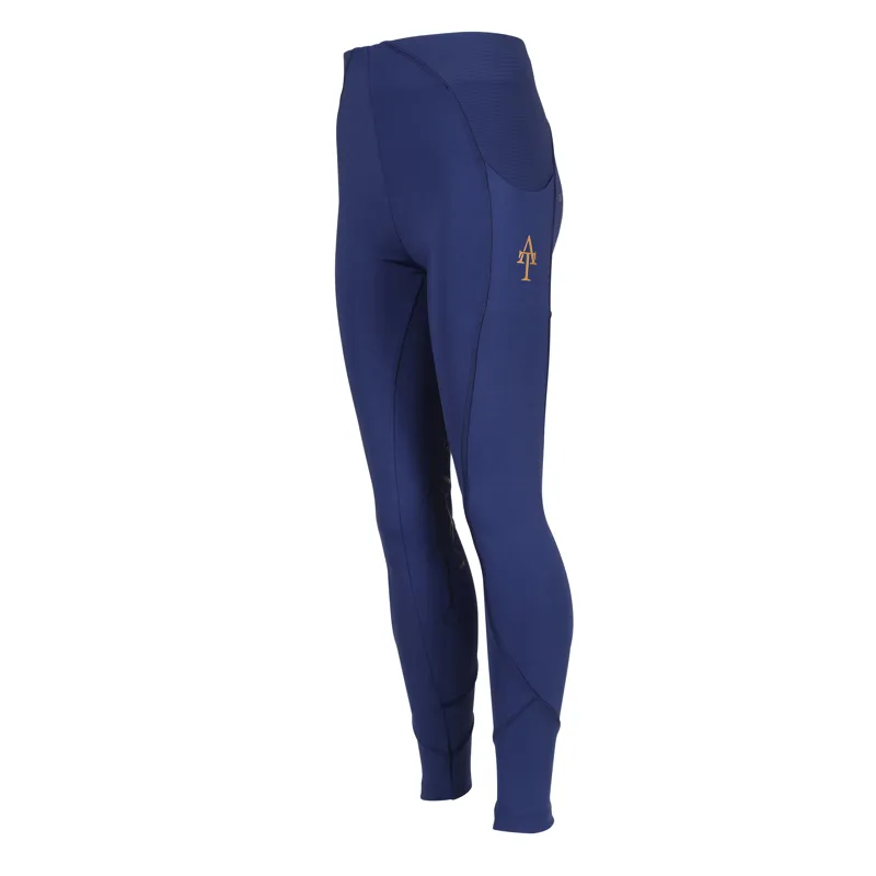 Shires Aubrion Team Children's Riding Tights - Navy-1
