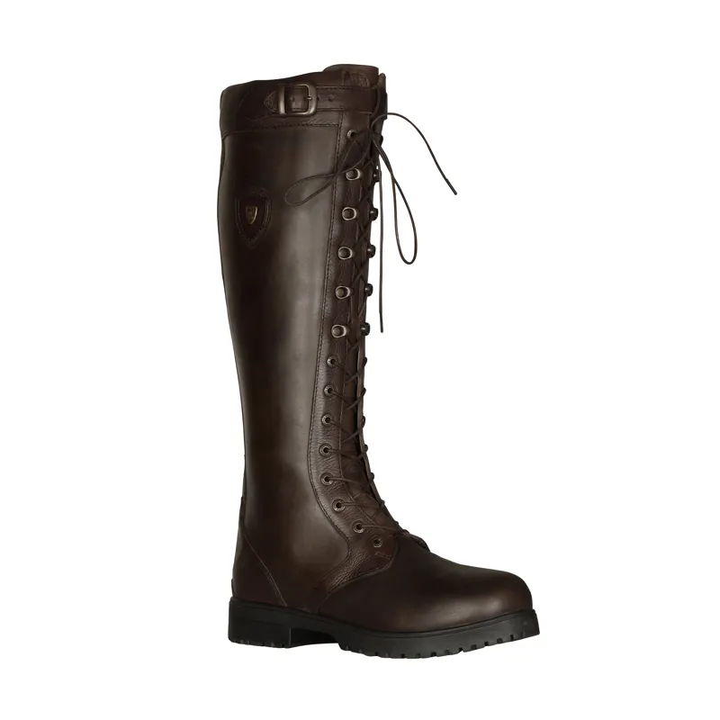 Shires Moretta Teramo Lace Boots - Dark Brown-1