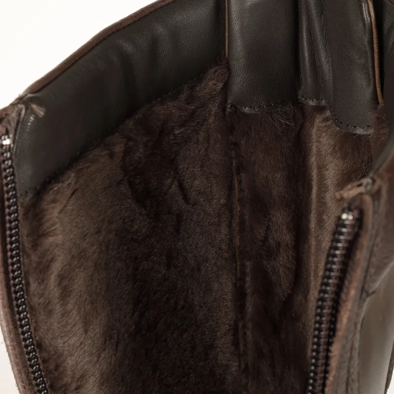 Shires Moretta Teramo Lace Boots - Dark Brown-5