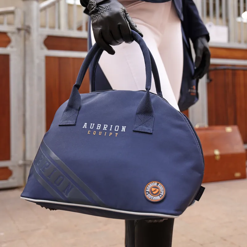 Shires Aubrion Equipt Hat Bag - Navy-6