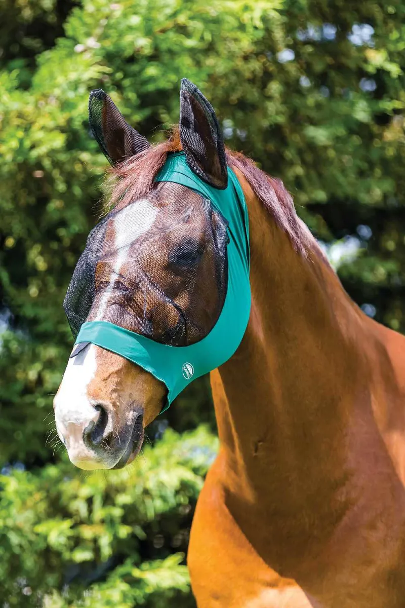 WeatherBeeta Deluxe Stretch Eye Saver with Ears - Hunter/Black