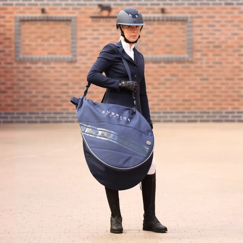 Shires Aubrion Equipt Saddle Bag - Navy-2