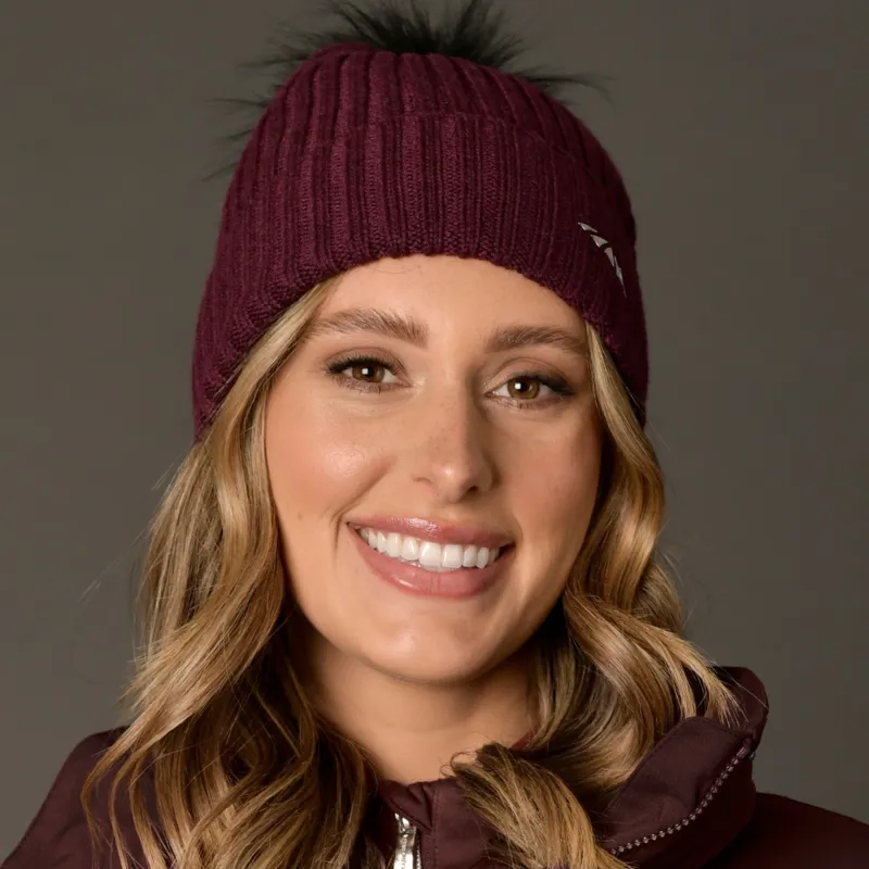WeatherBeeta Knit Beanie - Mulberry-1
