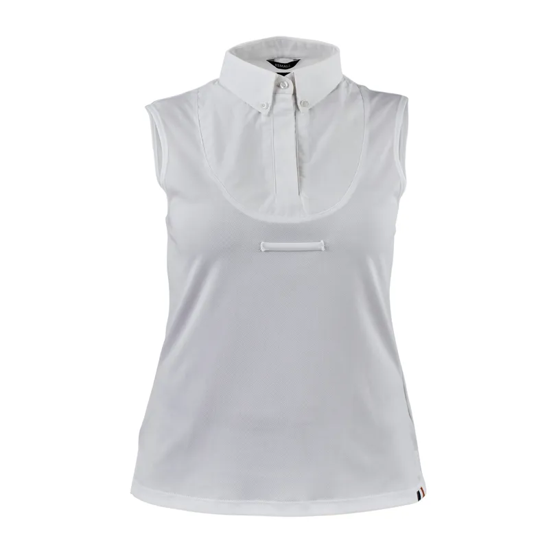 Shires Aubrion Sleeveless Tie Shirt - White