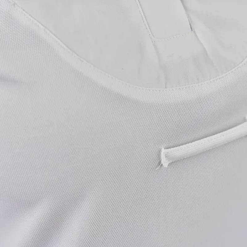 Shires Aubrion Sleeveless Tie Shirt - White-1