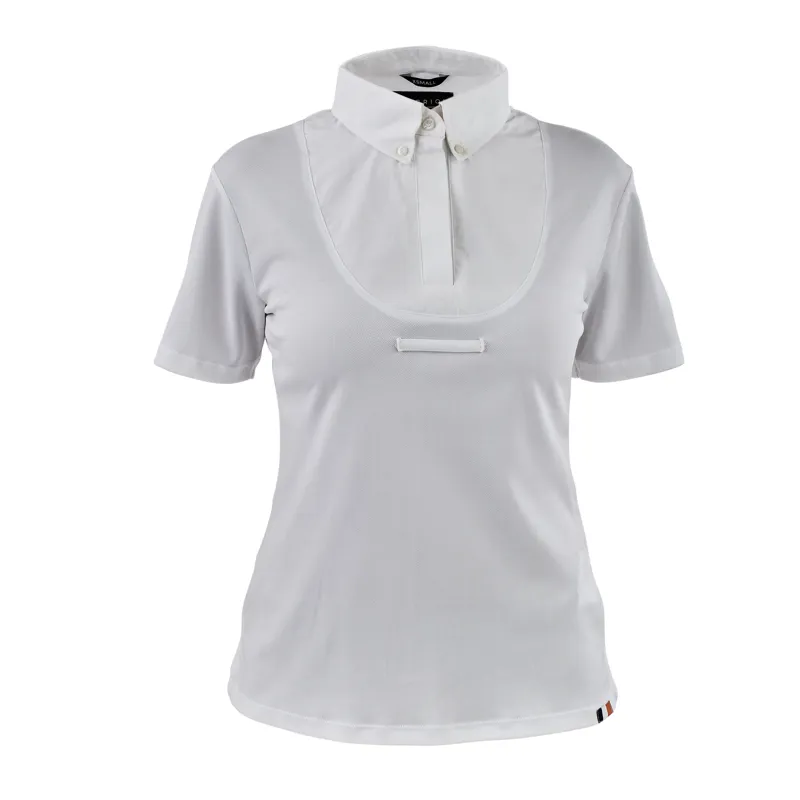 Shires Aubrion Short Sleeve Tie Shirt - White
