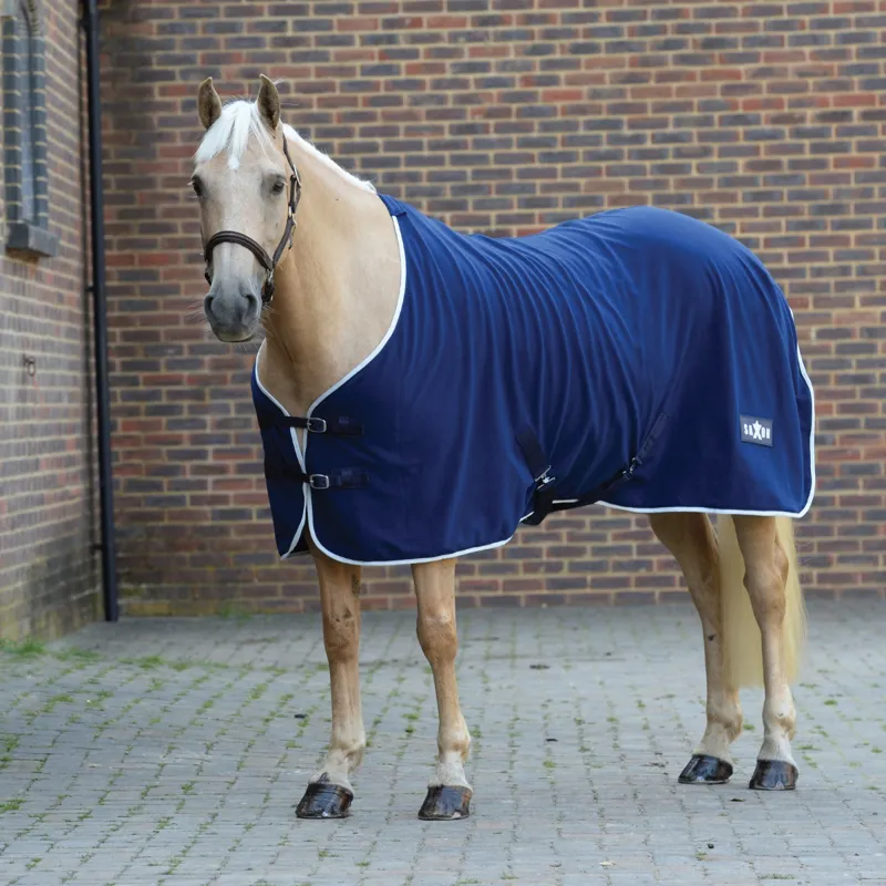 Saxon Defiant Fleece Standard Neck Rug - Navy/White