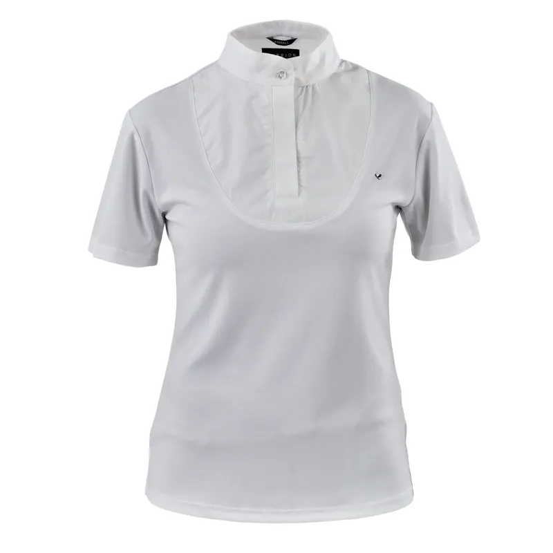 Shires Aubrion Short Sleeve Stock Shirt - White-1