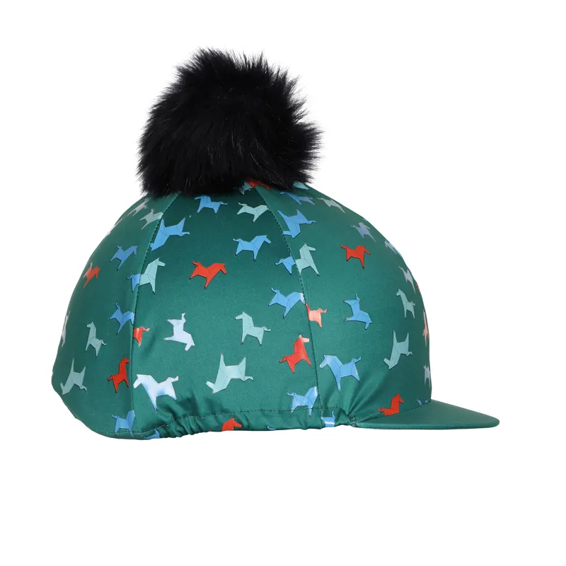 Shires Tikaboo Hat Cover - Green Horse