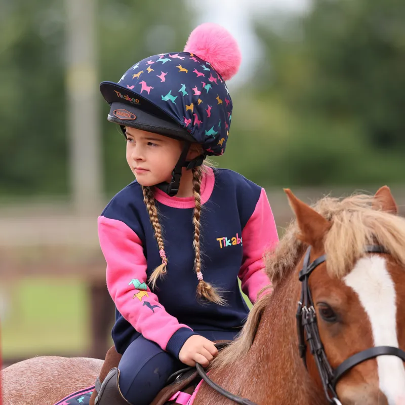 Shires Tikaboo Sweatshirt - Pink Horse-2