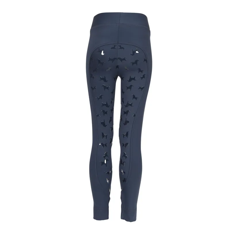 Shires Tikaboo Riding Tights - Navy-1