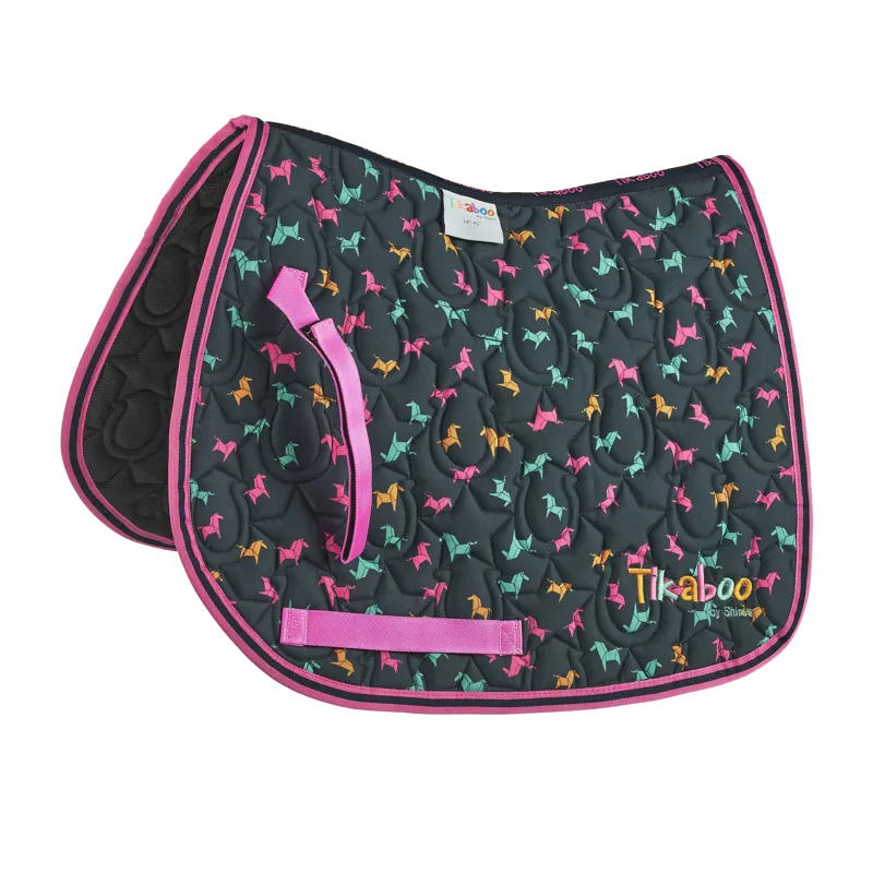Shires Tikaboo Saddlepad - Pink Horse