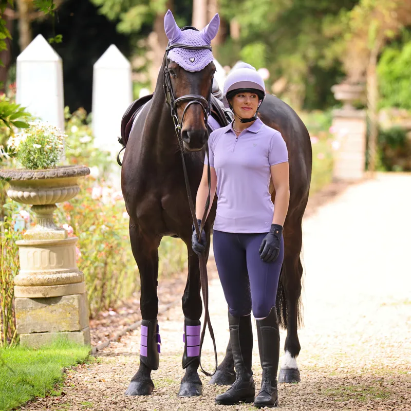 Shires ARMA Classic Fly Hood - Lavender-2