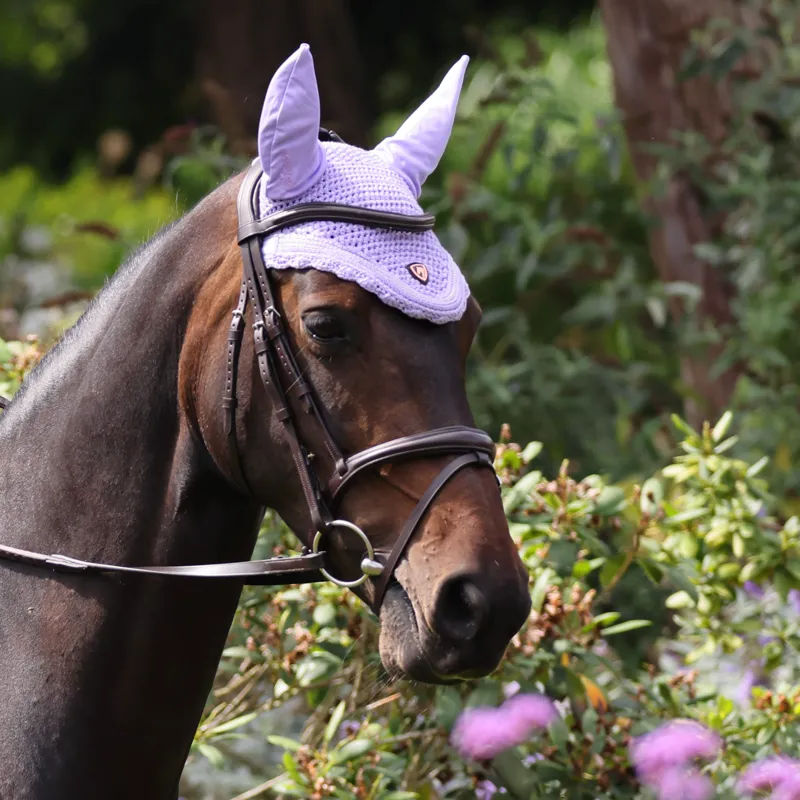 Shires ARMA Classic Fly Hood - Lavender-1