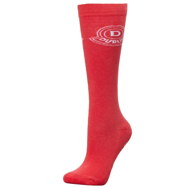 Dublin Logo Socks - Coral