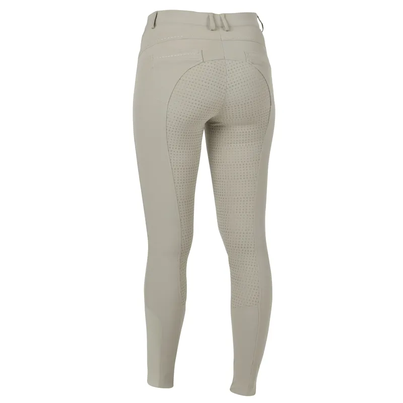 Dublin Shelby Full Seat Ladies Breeches - Beige-1