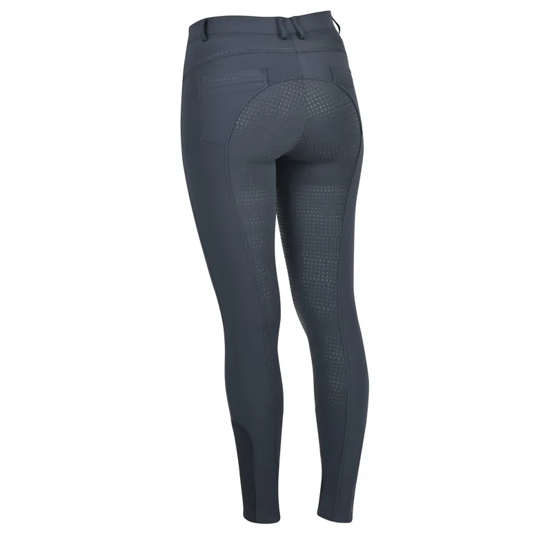 Dublin Shelby Full Seat Ladies Breeches - Ink Navy-1