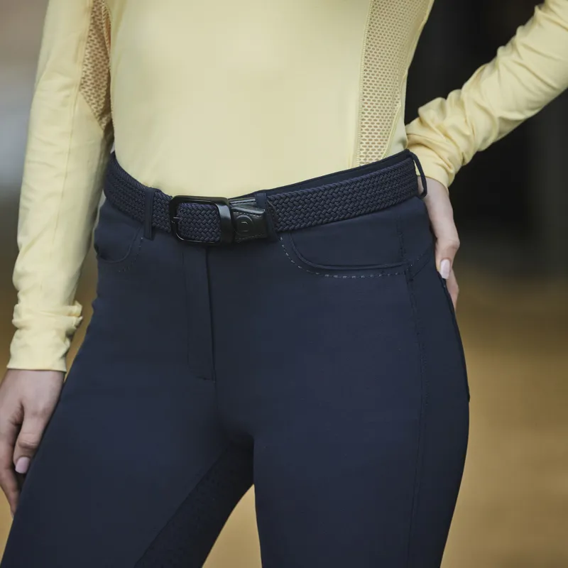 Dublin Shelby Full Seat Ladies Breeches - Ink Navy-4