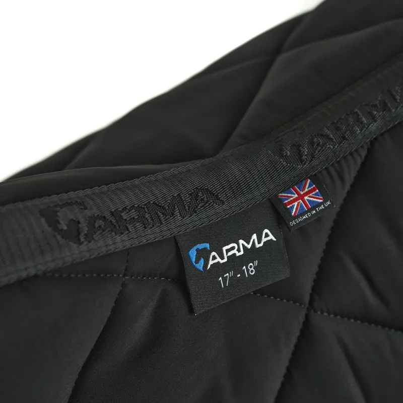 Shires ARMA Classic Dressage Saddlecloth - Black-1