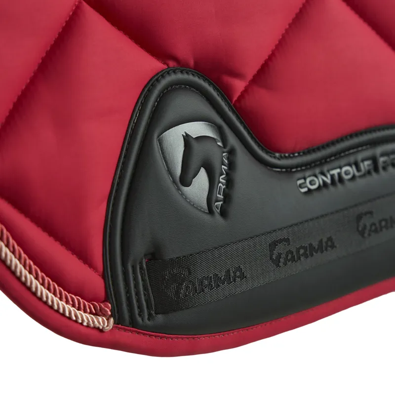 Shires ARMA Classic Dressage Saddlecloth - Coral-5