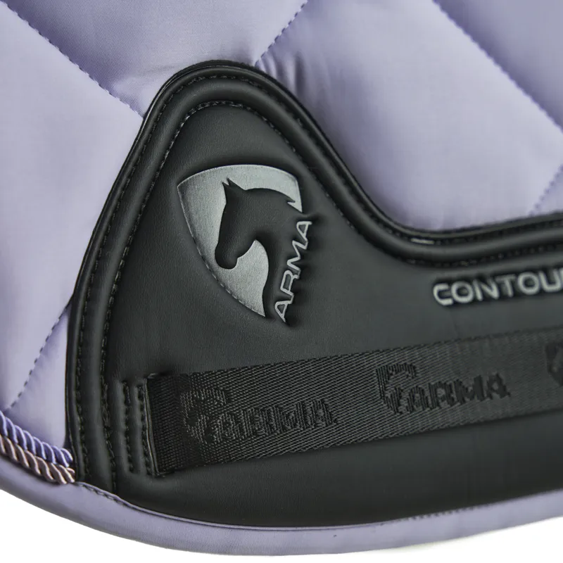Shires ARMA Classic Dressage Saddlecloth - Lavender-3