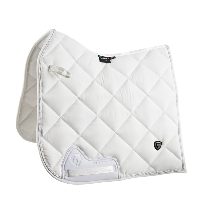 Shires ARMA Classic Dressage Saddlecloth - White